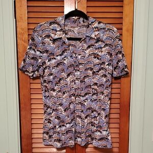 Laura Scott Multicolor Patterned Casual Shirt